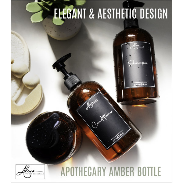Alora Home Essentials Alora 5In1 Apothecary Bottles For Home